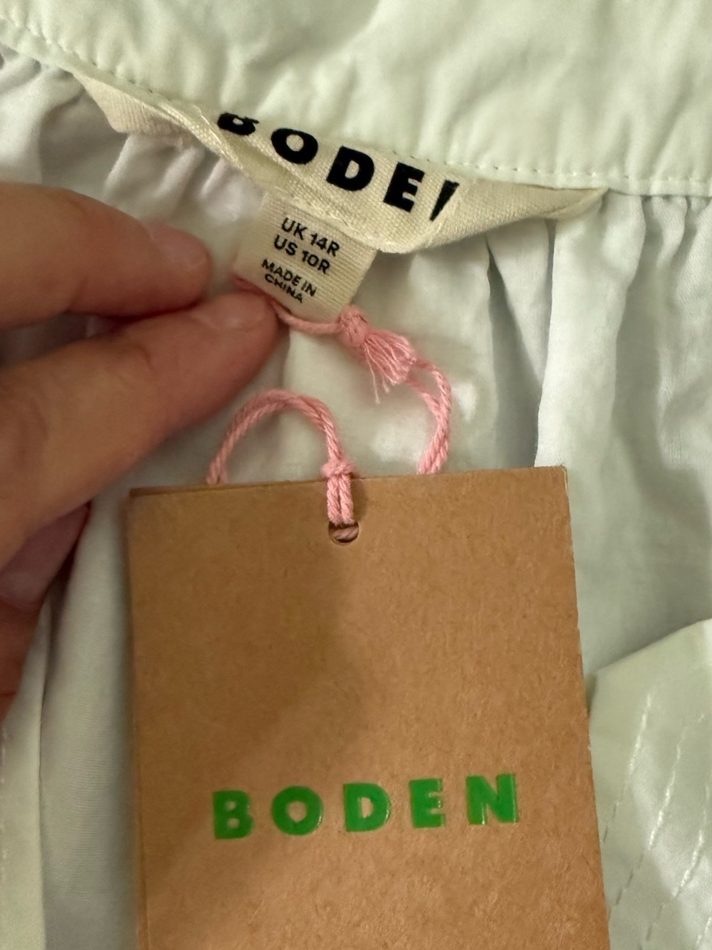 Boden Print Puff Sleeve Midi Dress 10 - Picture 5 of 8